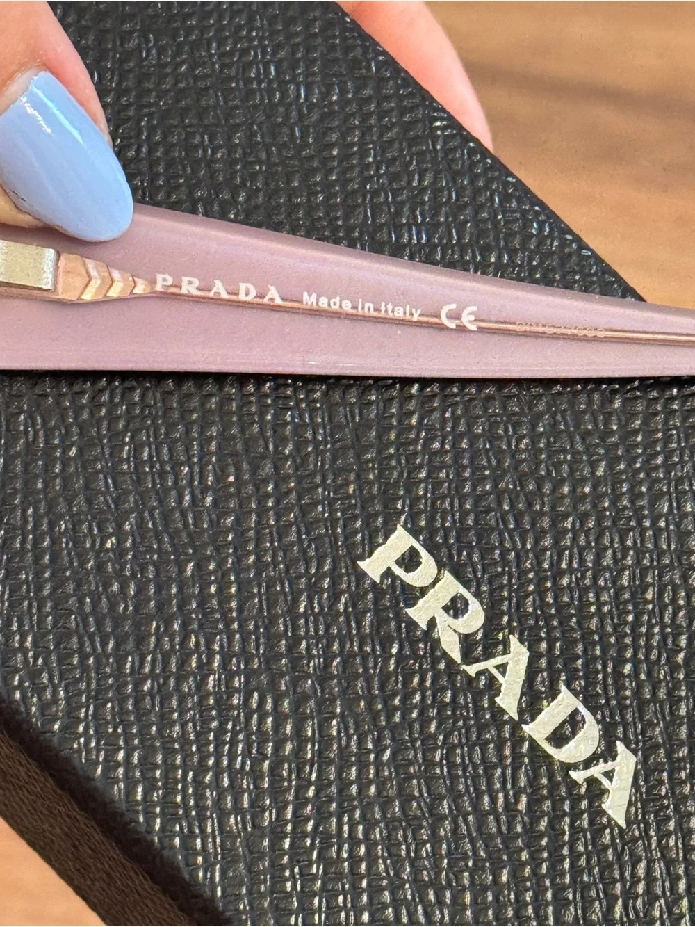 Prada Dark Brown \ Pink Rectangular Eyeglasses so 90s!!